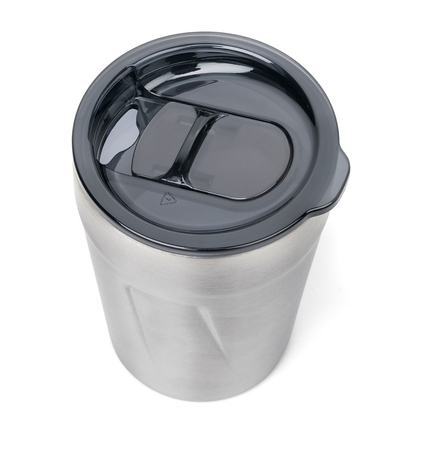 Kubek termiczny TROIKA Cup-uccino, 300ml, stalowy, czarny