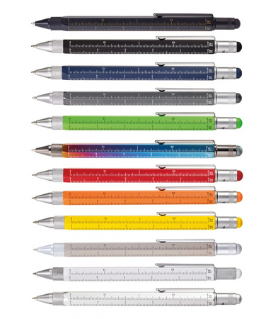 Długopis wielozadaniowy TROIKA Construction, czerwony