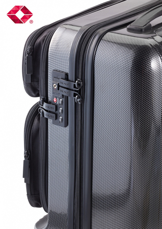 Walizka TROIKA 36 Hours Trolley, poliwęglan, szara