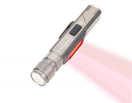 Latarka TROIKA Eco Knicklicht Pro, LED, 5 funkcji, szara