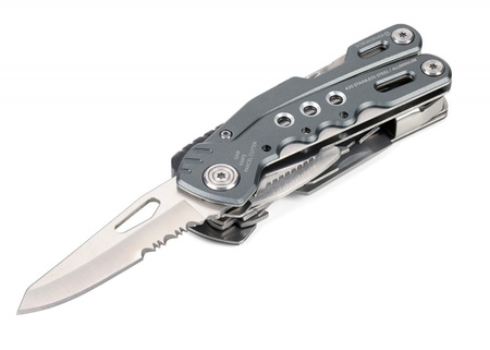 Narzędzie wielofunkcyjne TROIKA Fire Tool, 14 funkcji, szary