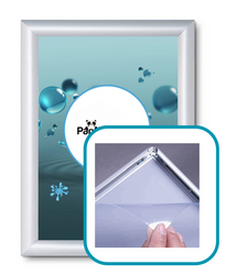 Rama Plakatowa Zatrzaskowa OWZ 25 mm, prosty narożnik A1