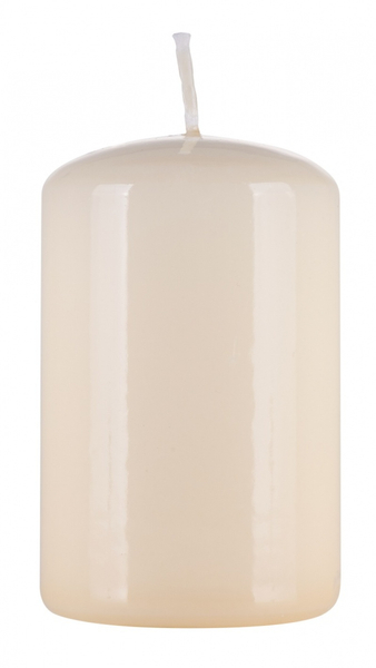 Świeca słupek DONAU HOME Standard Gloss, 50x80mm, kremowy