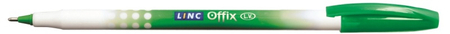 Długopis LINC Offix, śr. kulki 1mm, gr. linii 0,33mm, zielony