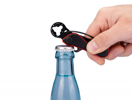 Brelok TROIKA Parcel Cut & Cart, 9 funkcji, czarno-czerwony