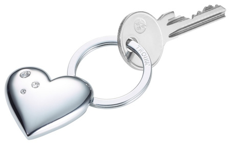 Brelok TROIKA Girls Best Friends Shiny, kryształki Swarovskiego, metal