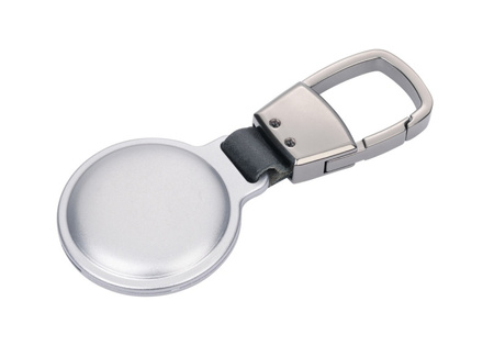 Brelok TROIKA AirTag Holder, etui na AirTag, srebrny