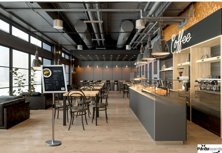 Stojak informacyjny  Menu Board OWZ A4 z ramą aluminiową