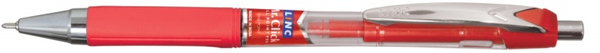 Długopis LINC Mr.Click, śr. kulki 0,7mm, gr. linii 0,3mm, czerwony
