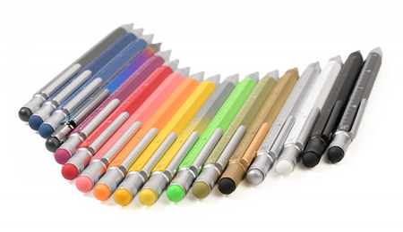 Długopis wielozadaniowy TROIKA Construction, zielony neonowy