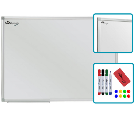 Tablica Magnetyczna Biała Suchościeralna 40x30 / 30x40 cm  w Ramie Aluminiowej WA1