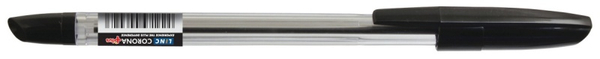 Długopis LINC Corona Plus, śr. kulki 0,7mm, gr. linii 0,3mm, czarny