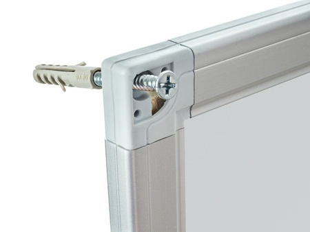 Tablica Combi: kredowa - korkowa 90x60 cm w ramie aluminiowej "1"