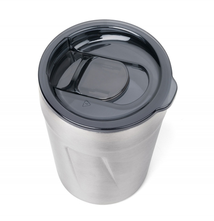 Kubek termiczny TROIKA Cup-uccino, 300ml, stalowy, czarny