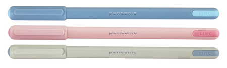 Długopis LINC Pentonic Frost, śr. kulki 0,7mm, gr. linii 0,3mm, czerwony