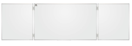 Tablica Rozkładana Tryptyk Magnetyczna Suchościeralna 170x100 /340 cm