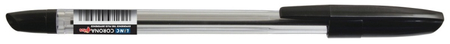 Długopis LINC Corona Plus, śr. kulki 0,7mm, gr. linii 0,3mm, czarny