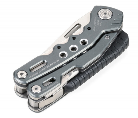 Narzędzie wielofunkcyjne TROIKA Fire Tool, 14 funkcji, szary