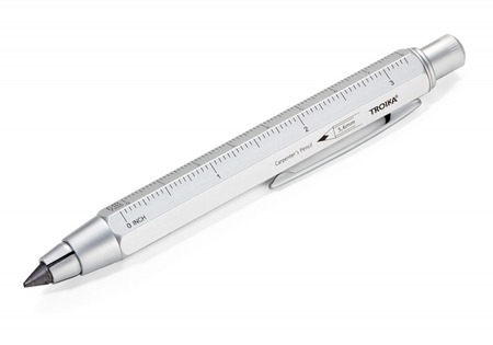 Ołówek stolarski TROIKA Zimmermann, 5,6mm, srebrny