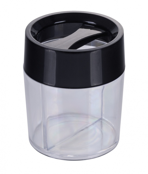 Pojemnik magnetyczny na spinacze OFFICE PRODUCTS, okrągły, pusty, transparentny