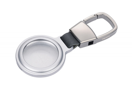 Brelok TROIKA AirTag Holder, etui na AirTag, srebrny