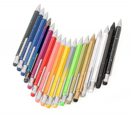 Długopis wielozadaniowy TROIKA Construction, zielony neonowy