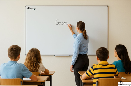 Tablica Magnetyczna Biała Suchościeralna 100x80 / 80x100 cm  w Ramie Aluminiowej WA1