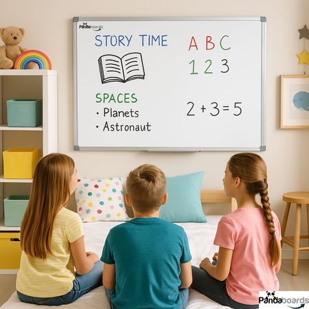 Tablica Magnetyczna Biała Suchościeralna 120x90 / 90x120 cm  w Ramie Aluminiowej WA1