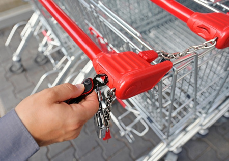 Brelok TROIKA Parcel Cut & Cart, 9 funkcji, czarno‑tytanowy