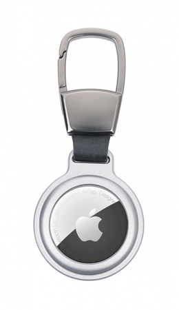 Brelok TROIKA AirTag Holder, etui na AirTag, srebrny