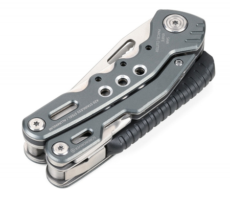 Narzędzie wielofunkcyjne TROIKA Fire Tool, 14 funkcji, szary