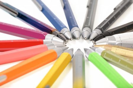 Długopis wielozadaniowy TROIKA Construction, tytan