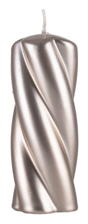 Świeca słupek DONAU HOME Laval, 50x130mm, szampan