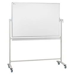 Tablica Mobilna Obrotowa Dwustronna Suchościeralna Magnetyczna 150x100 cm