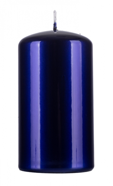 Świeca słupek DONAU HOME Aurora, 70x130mm, kobalt